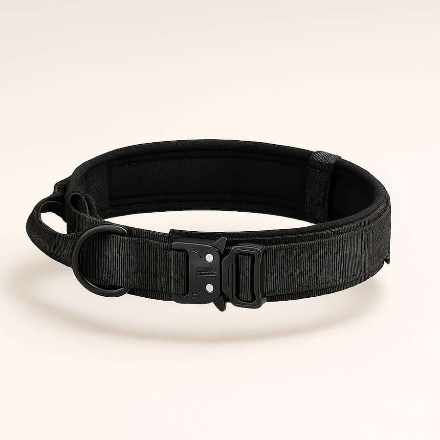 Harnais Tactique Pour Chien | Collier ou Ensemble Avec Laisse