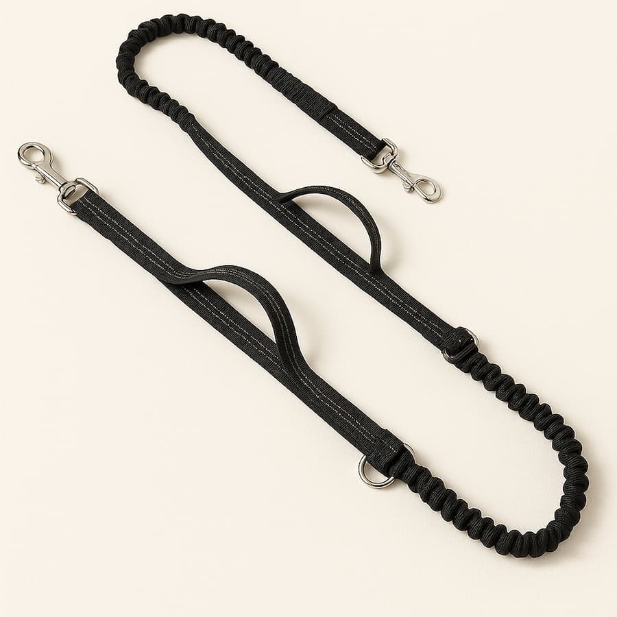 Laisse Mains Libres Pour Chien Avec ou Sans Ceinture