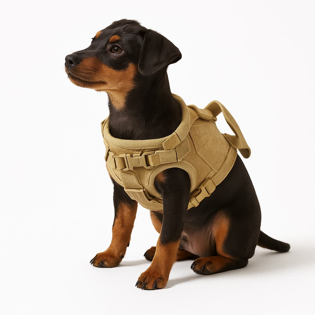 Harnais Tactique Pour Chiot et Petit Chien