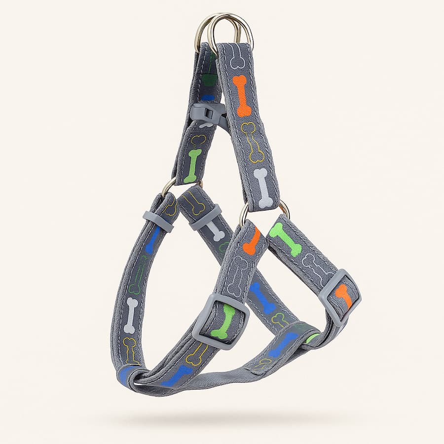 Harnais Pour Chien En Y | Motif Os