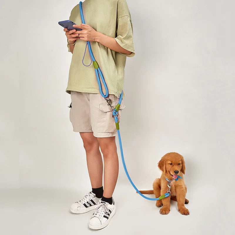 Laisse Anneau Main Libre Pour Chien