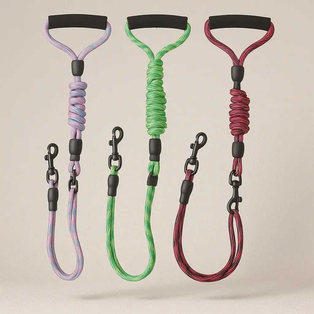 Laisse Double Attache Pour Chien