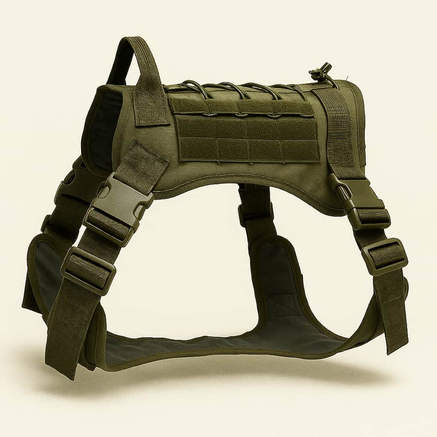 Harnais Tactique Pour Chien Collier ou Ensemble Avec Laisse - photo 7