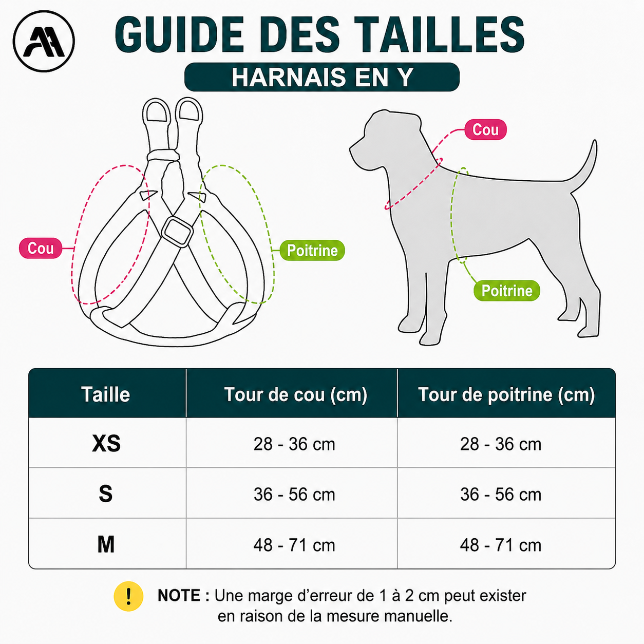 Harnais Pour Chien En Y | Modèle Yorki