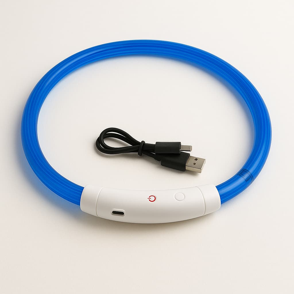 Collier Lumineux Rechargeable Pour Chien