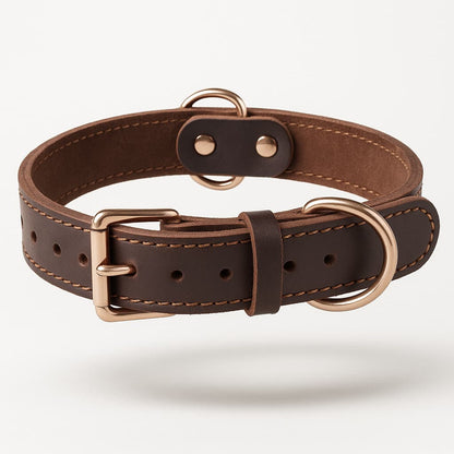 Collier En Cuir Pour Gros Chien | Croq & Câlin