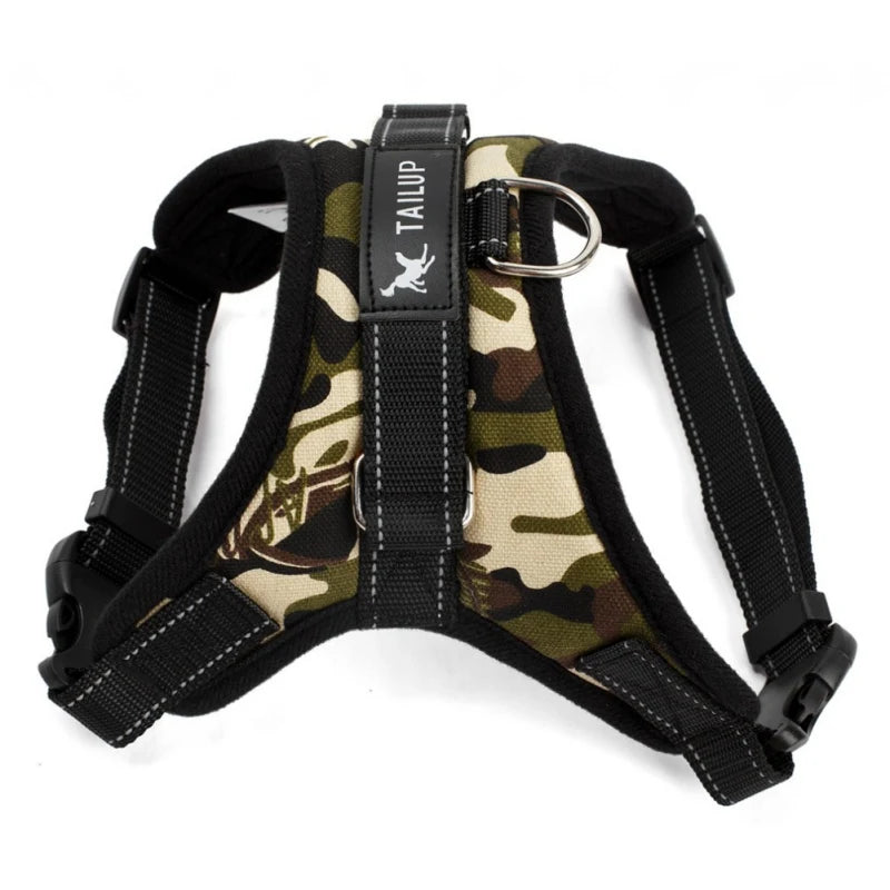 Harnais Tactique Pour Chien Camo