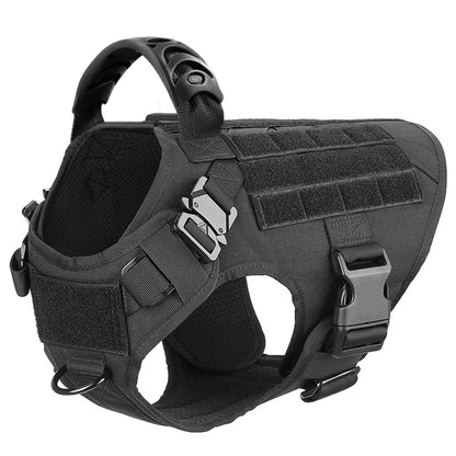 Harnais Tactique Pour Chien Avec Collier Laisse et Équipements - photo 5