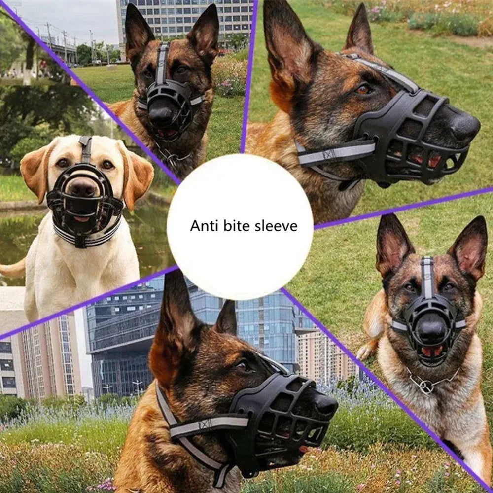 Muselière panier respirante pour chien moyen et grand - photo 4