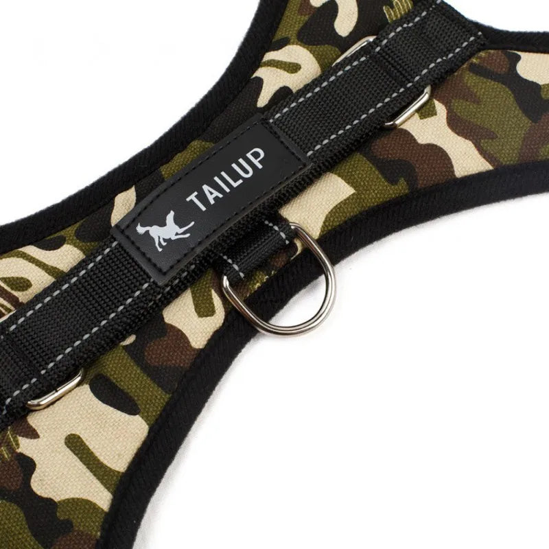 Harnais Tactique Pour Chien Camo