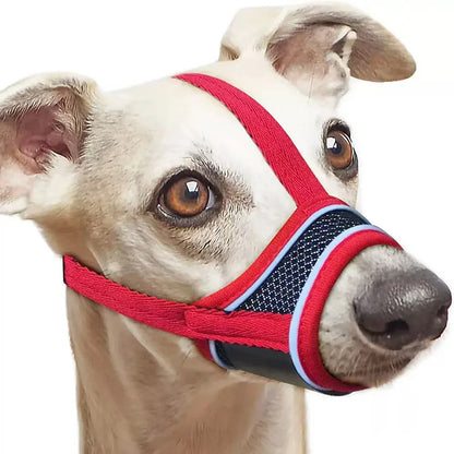 Muselière en filet réfléchissante anti-aboiement pour chien - photo 8