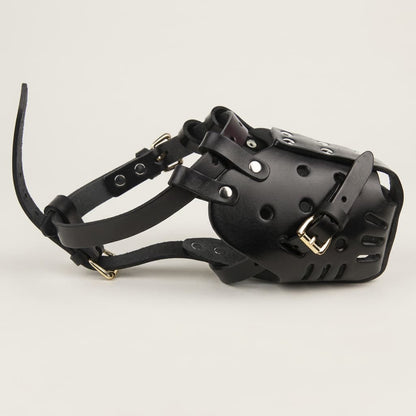 Muselière Panier en Cuir Pour Chien de Garde et Dressage