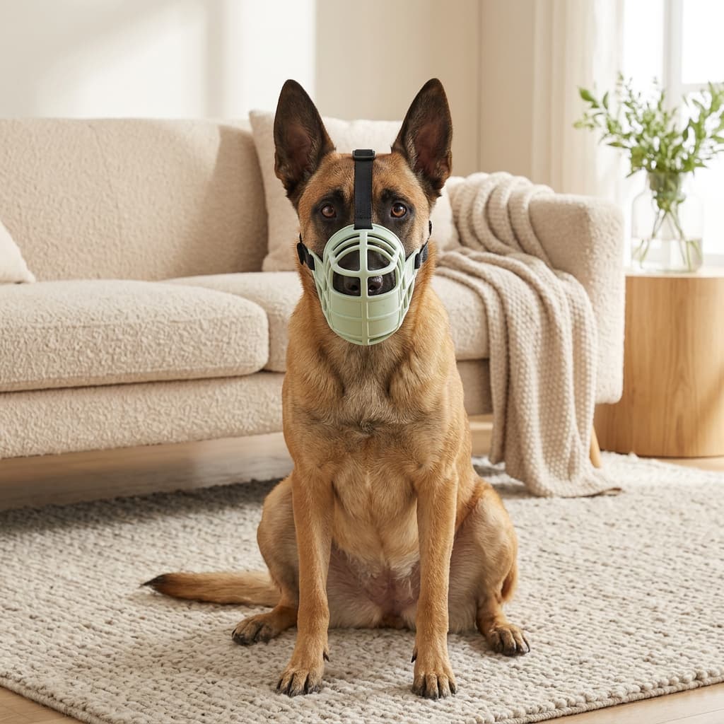 Muselière Plastique Légère Anti-Aboiement Pour Chien