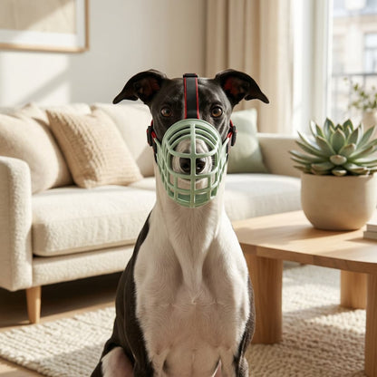 Muselière Plastique Légère Anti-Aboiement Pour Chien