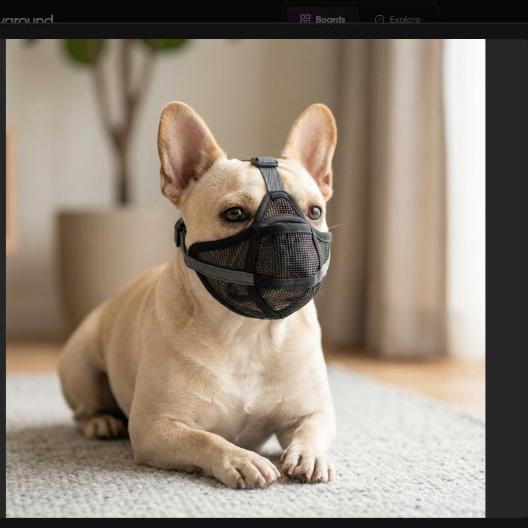 Muselière Pour Museau Court – Bouledogue et Shar Pei