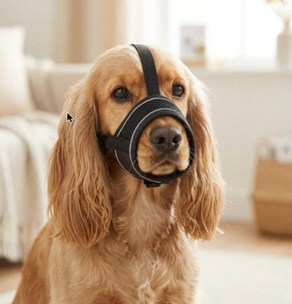 Muselière Souple Anti-Morsure Pour Chien – Confort et Toilettage